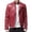 Red, variant on Fgnfyis Leather Jackets for Men Autumn Winter Leisure One Button Business Suit Style Jacket Mens Coat Black L