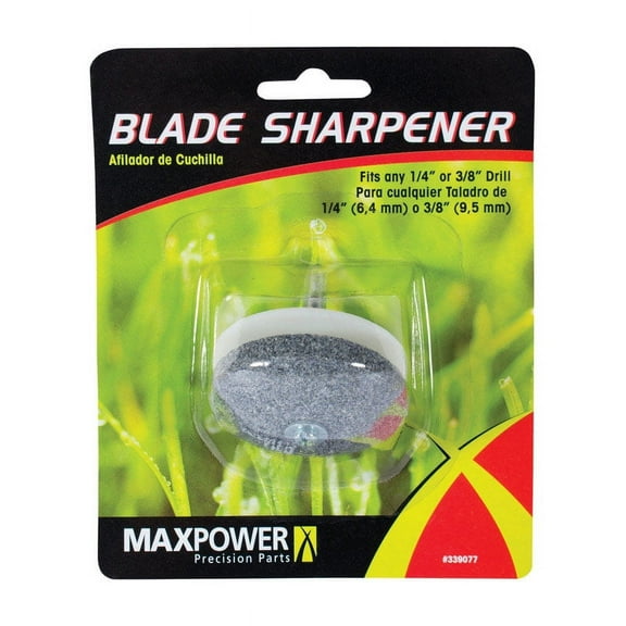 MaxPower 339077 Blade Sharpener for use with 1/4 Inch or 3/8 Inch Electric Drill
