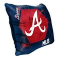 thumbnail image 2 of The Northwest Group  Atlanta Braves 16" x 16" Connector Velvet Pillow, 2 of 2