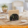 thumbnail image 6 of Yayeee Napkin Holder for Table Kitchen Paper Tissue Organization, Purple Floral Pattern, 6 of 8