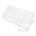 thumbnail image 1 of Malla Cremallera Bolsas, A6 Nylon Cremallera Bolsa Lápices Estuche Almacenamiento Bolsillos para Viajes Oficina Accesorio, Blanco Paquete de 6, 1 of 5