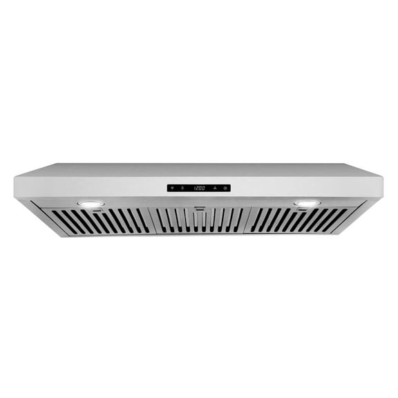 36 in. Under Cabinet Range Hood with Digital Touch Controls in Stainless Steel