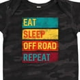 thumbnail image 4 of Inktastic Four Wheeling Eat Sleep off Road Repeat Boys or Girls Baby Bodysuit, 4 of 5