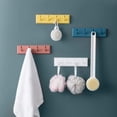 thumbnail image 1 of Juego de 4 ganchos de pared autoadhesivos para colgar abrigos, toallas, albornoces y llaves., 1 of 7
