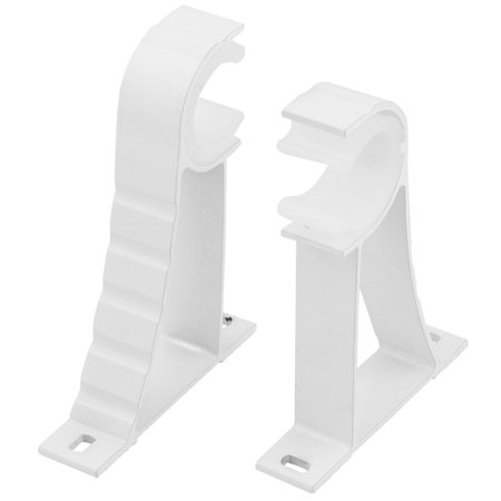 Home Window Drapery Curtain Rod Holder Hanging Hook Wall Bracket