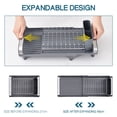 thumbnail image 2 of KK KINGRACK Dish Drying Rack, Expandable Dish Drainer for Kitchen Counter, Stainless Steel, 8.7-19.3"L*7.07"W, 2 of 7