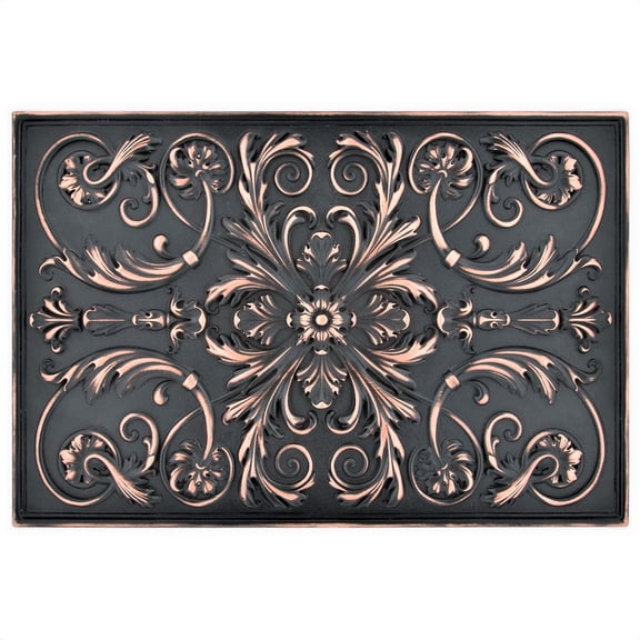 Backsplash Tile for Kitchen and Fireplace Royal  12 x 18 Metal Mural Oil Rubbed Bronze