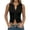 /c3Black11, variant on Womens Tank Tops Sleeveless Crop Basic Undershirts Deep V-Neck Solid Color Summer Casual Wear Stretch Soft Dates Tops,Black,L