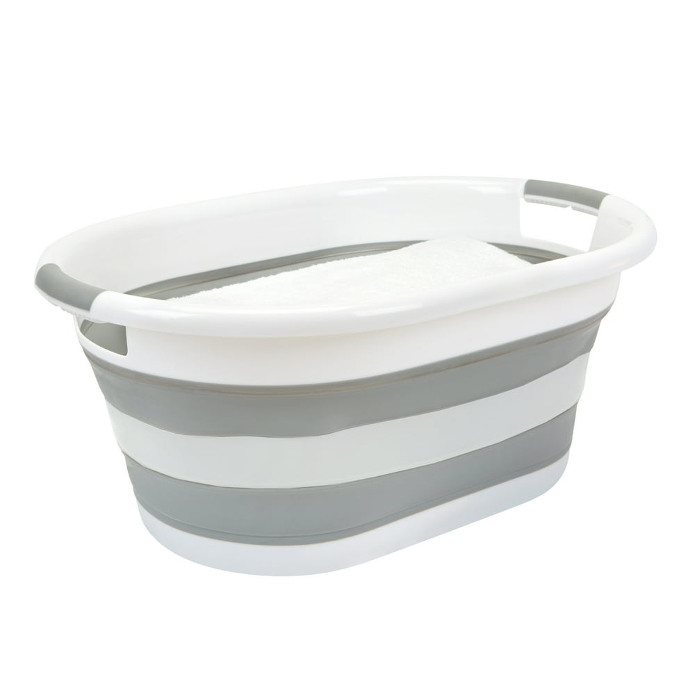 Simplify Collapsible Plastic Laundry Basket
