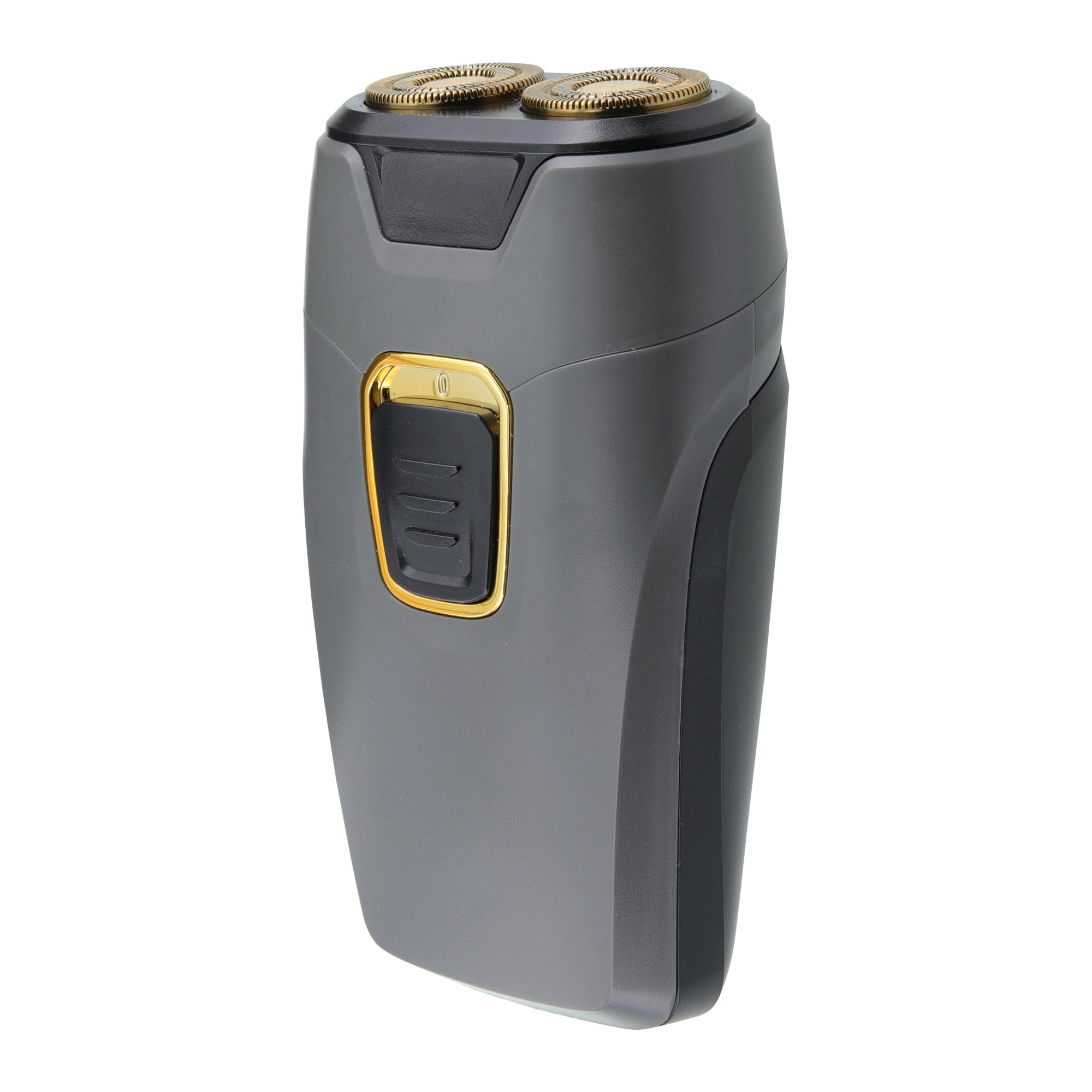 Cutting Edge Dual Rotary Travel Shaver – Portable, Battery-Powered, Hypoallergenic Stainless Steel Blades, Includes 2 AA Batteries