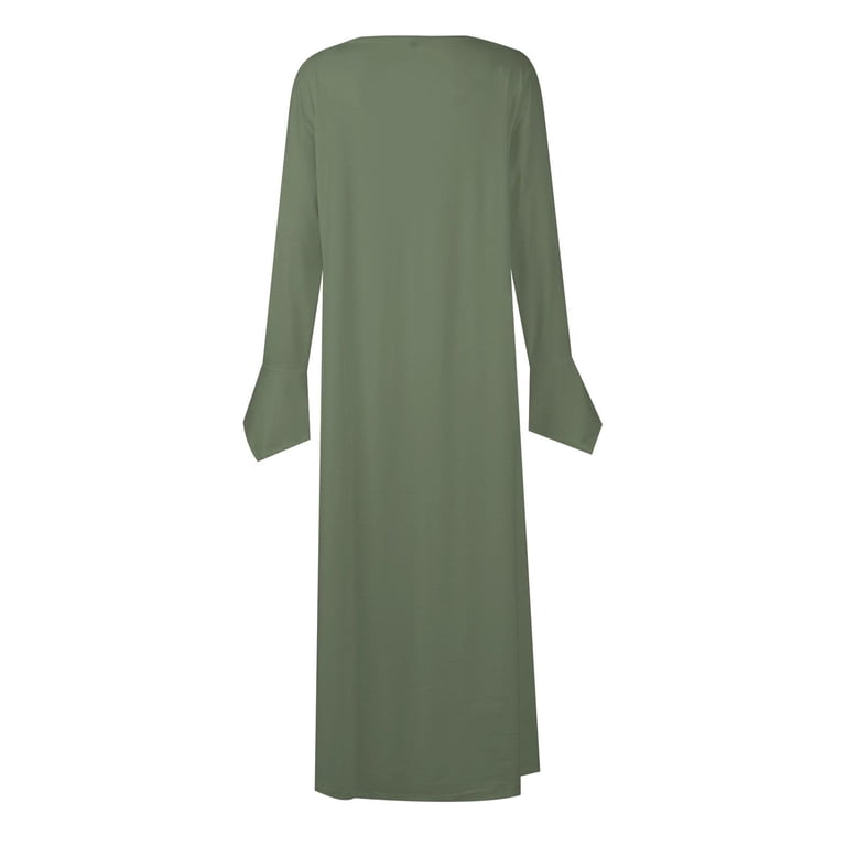 chinese dress ladies The Fold Wrap Dress Maxi Long Sleeves- Black – ERRE Fashion main image 0
