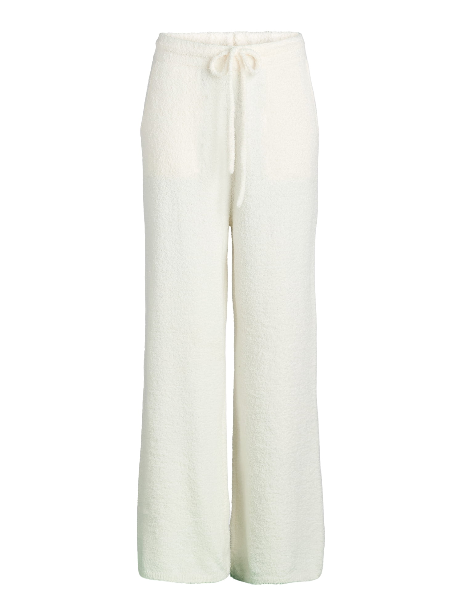 Joyspun Women's Chenille Elastic Waist Pant, Size XS - 3X