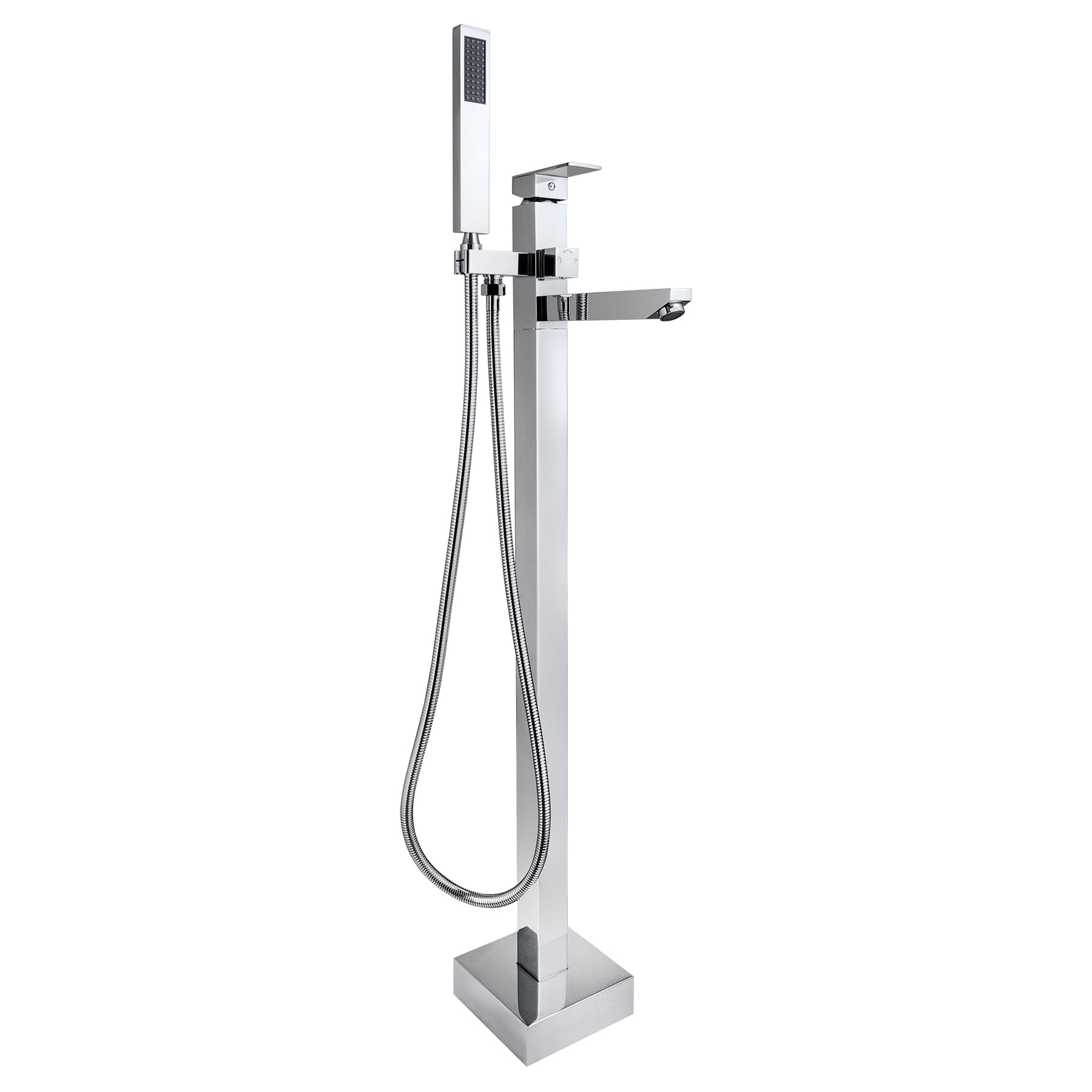 Akdy 38 Freestanding Bathtub Faucet, Bathtub Spout With Handheld Shower