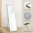 Full Length Mirror 59"x16" Rectangle Full Body Floor Mirror with Stand