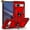 Red, variant on XPM for Google Pixel 10 Pro XL Phone Case, Shockproof Hybrid Dual Layer PC + TPU with Metal Ring Kickstand Heavy Duty Armor Shell Cover for Pixel 10 Pro XL (Red)