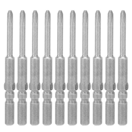 

10Pcs Screwdriver Bit Electric Strong Magnetic NonSlip Hardened Hand Tool Hardware 3mm