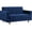Navy, variant on Meridian Furniture Lola Contemporary Velvet Loveseat in Navy