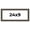 Balcoca Black Bamboo, variant on 24x9 Frame Black Charcoal Grey Wood Textured Picture Frame | 0.75 Inch Moulding Width | Gunmetal