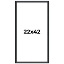 22x42 Frame Black Real Wood Picture Frame Width 1.25 inches | Interior Frame Depth 0.5 inches |