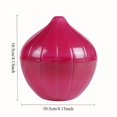 thumbnail image 1 of Recipiente de almacenamiento de alimentos con forma de cebolla diseñado for frutas y verduras con cierre giratorio for prolongar la vida útil, 1 of 2