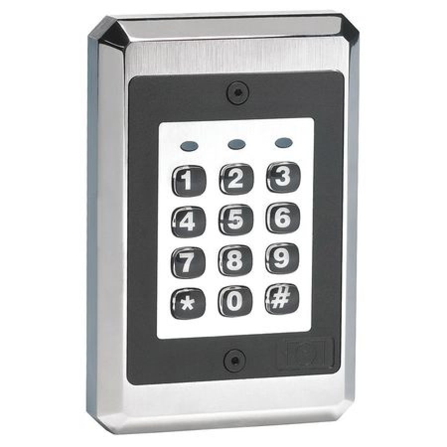 LINEAR 212ILW Access Keypad Weatherized,31/2inW,Black