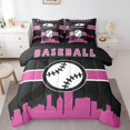 thumbnail image 1 of YST Ensemble de Literie 7 Pcs Thème Sport, Baseball, Grand, 1 of 4