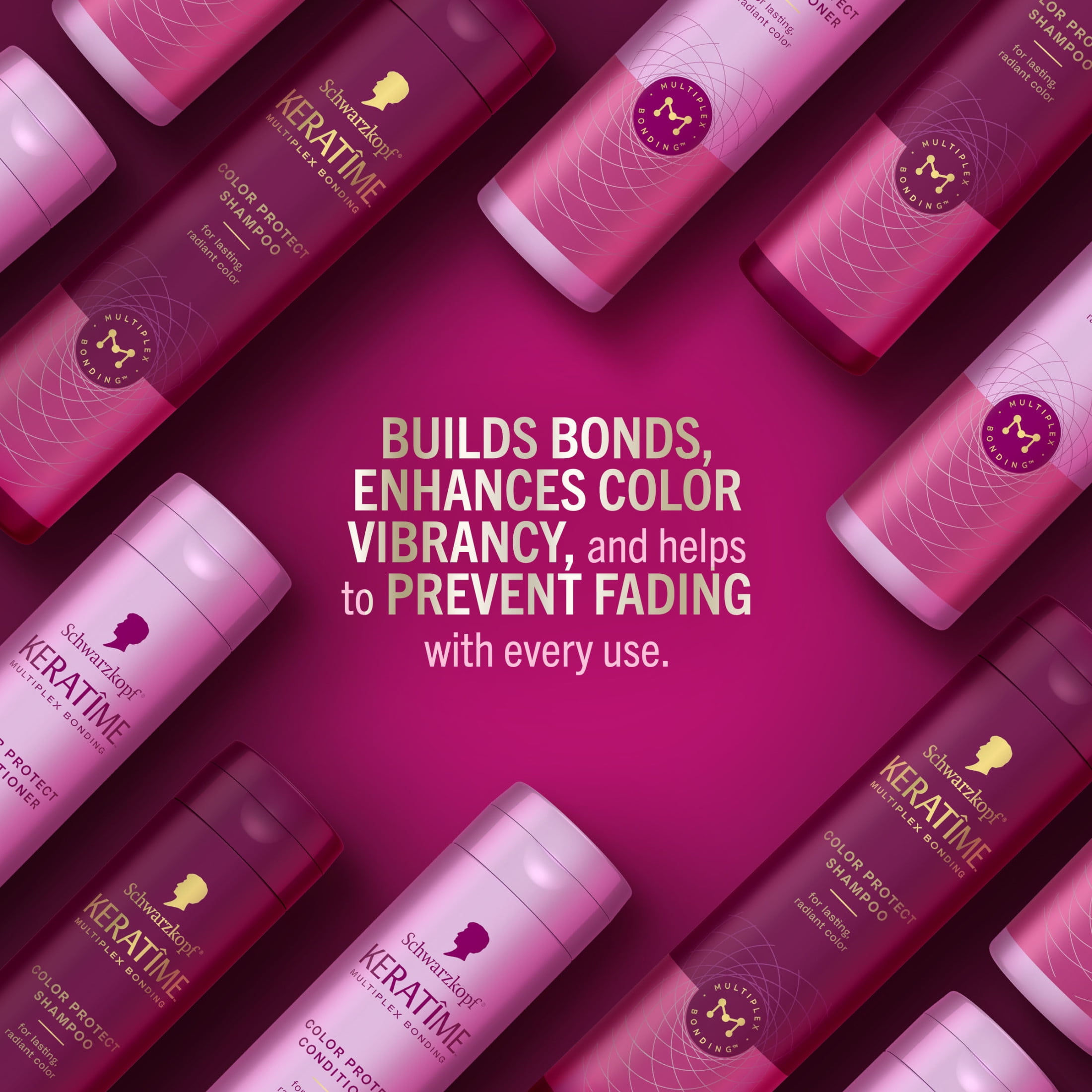 Schwarzkopf KERATIME Color Protect Shampoo for Color-Treated Hair