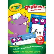 Crayola D/erase Flash Card-abc, 10p