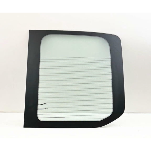 Heated Rear Back Window Back Glass Passenger Right Side Compatible with Ford Transit 100.8" Mid-Roof & 110.2'' High-Roof Van 2015-2025 Models (Not for Low-Roof , Or Transit Connect)