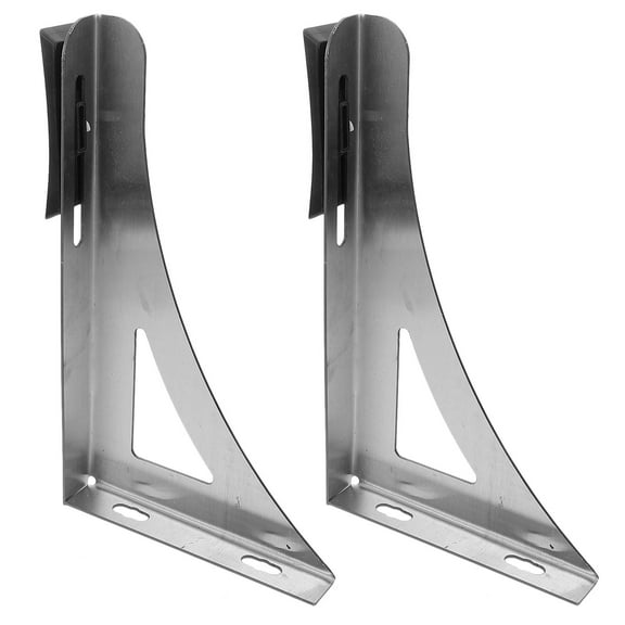 Soimiss 1Pair Metal Water Heater Holder Durable Stainless Steel Wall Mount Stand