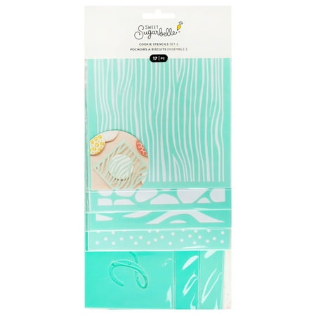 UPC: 0718813517638 | AMC Sugarbelle Stencil Pack 5×5 Trends 17pc
