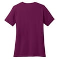 thumbnail image 6 of Yellow Rooster Women's Core Cotton V-Neck Tee Raspberry XS, 6 of 6