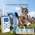 thumbnail image 2 of PetJoy 2 in 1 Cat Shock Collar with Remote,Cat Training Collar with 4 Modes,Auto Anti Meow Collar,Mild and Helpful,Pink,Christmas Birthday Gifts, 2 of 7