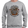 thumbnail image 2 of Coffee Black Like My Soul Sweatshirt Unisex Small Grey, 2 of 5