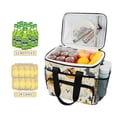 thumbnail image 2 of FORMRS Insulated Cooler Bag 24 Cans Capacity Soft Leakproof Lunch Box with Side Pockets, Halloween Cute Ghosts, 2 of 7