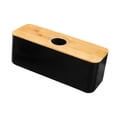 thumbnail image 4 of Caja de pan con tapa de madera, caja de pan para postres, panes caseros y bagels. tapa de agujero negro, 4 of 9