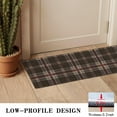 thumbnail image 3 of Brown Beige Checkerboard Checkered Pattern Door Rugs,Washable Non Slip Door Mats Indoor,Decorative Door Mats,Entry Mat Indoor for Entrance,Bedroom,Kitchen,Bathroom,16"x47", 3 of 6