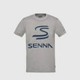 thumbnail image 3 of Ayrton Senna F1 Men's Legacy Logo T-Shirt - Navy/White/Gray Marble, 3 of 6
