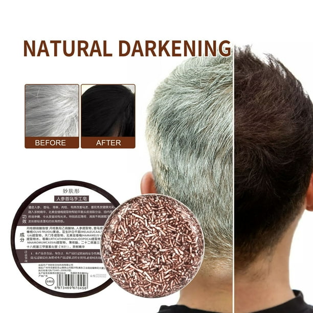 Fiudx Jabón Capilar, Barra Nutritiva Natural para Cuero Cuero Cabelludo, Champú Herbal de Fórmula Suave, Limpiador En Espuma Rica, Cuidado Capilar Diario, Apto para Todo Tipo de Cabello, Aroma Fresco