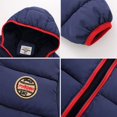 thumbnail image 3 of Baby Kids Boys Hooded Winter Coat Puffer Jacket Windproof Fleece Lined Outerwear 2-8 Years, 3 of 10