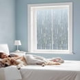 thumbnail image 4 of Ombre Window Privacy Film, Farmhouse Stripes Modern Abstract Art Static Cling UV Sun Blocking Tint Film Heat Control Windows Films for Bedroom Bathroom, Window Stickers 17.7"x39.3", 4 of 8