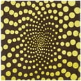 thumbnail image 5 of SAFAVIEH Soho Chloe Polka Dots Wool Area Rug, Brown/Green, 6' x 6' Square, 5 of 8