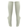 thumbnail image 4 of Zipper Compression Socks1 Pair 15‑20mmHg Closed Hg Zipper Compression Socks Compression Crew Socksfor Womenwith Zipper Built to Last, 4 of 5