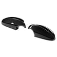 thumbnail image 3 of Left Right Kit Carbon Fiber Style Door Wing Mirror Protector Rearview Cover Fits for E90 05-07, 3 of 9