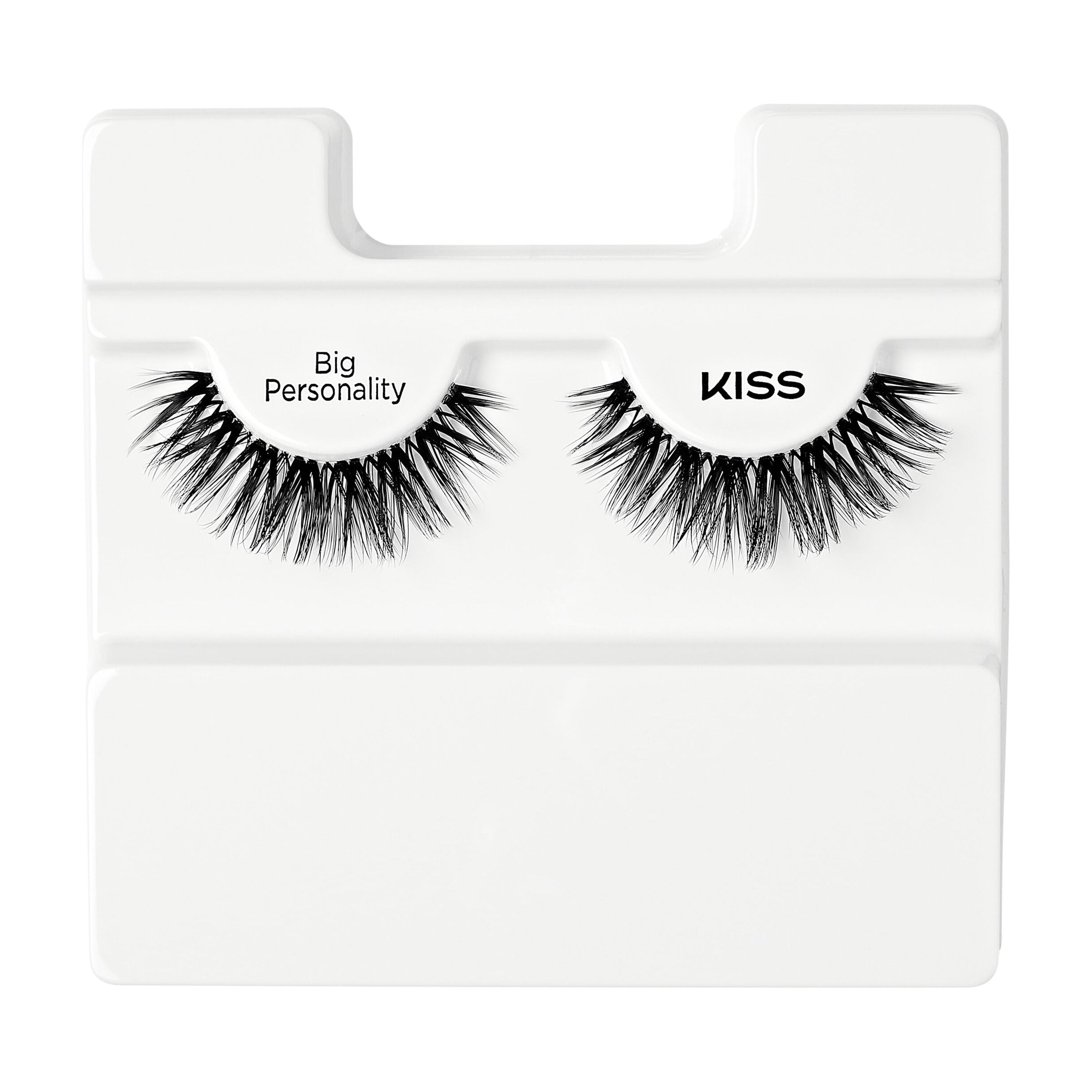 Kiss My Lash but Bolder 3D Volume False Eyelashes, Strip Lashes, Big Personality, Black, 1 Pair