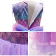 thumbnail image 7 of Girls Mermaid Princess Dress Ruffles Halloween Christmas Wedding Outfit, 7 of 7