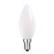 thumbnail image 4 of Paquete de 2 bombillas LED de llama, 2 W equivalentes a 60 W, blanco cálido 2700 K, 600 lúmenes, bombillas de filamento tipo vela para lámparas de araña, no regulables, vidrio esmerilado., 4 of 5