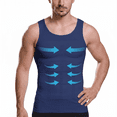 thumbnail image 2 of LRGSHF Gynecomastia Compression Shirts Mens Slimming Tank Top Summer Breathable Lightweight Athletic Gym Mens Shapewear Sleeveless Tummy Control Undershirts, 2 of 3