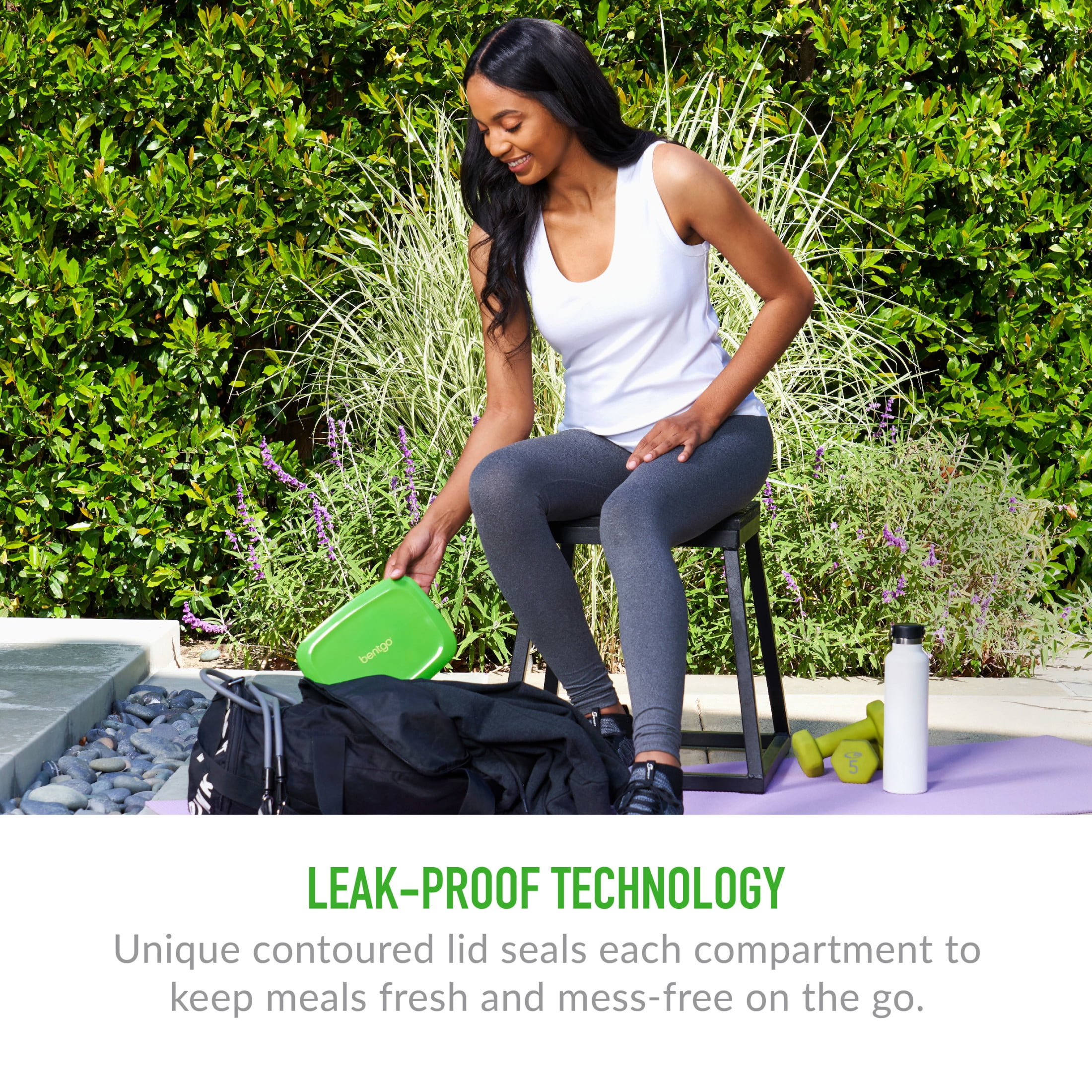 Bentgo Fresh – Leak-Proof, Bento Lunch Box for Adults and Teens, 4-Compartment Leak-Proof Design, Great for Portion Control