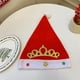 thumbnail image 4 of Sombrero de Navidad de Corona de Terciopelo Rojo - Sombrero festivo para fiestas de 11,02x14,96 pulgadas para adultos, tela sin tejed, repisa y decoración para estanterías, 4 of 5